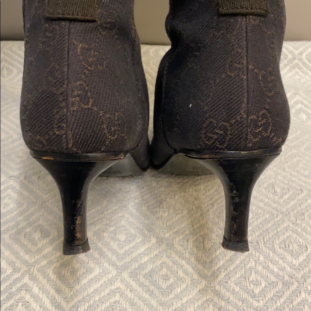 Gucci Fabric Logo Boots size 5B - Picture 7 of 10